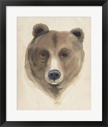 Framed Watercolor Animal Study VI Print