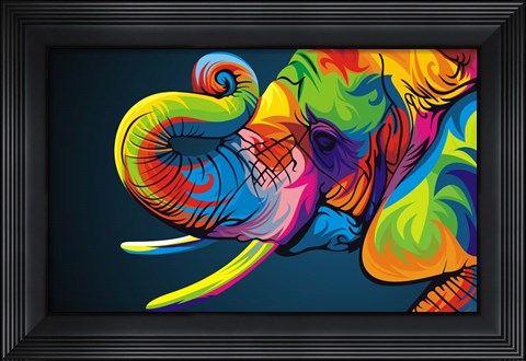 Framed Elephant Print