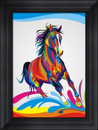 Framed Horse Print