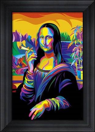 Framed Mona Lisa Print