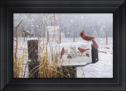 Framed Country Red Print