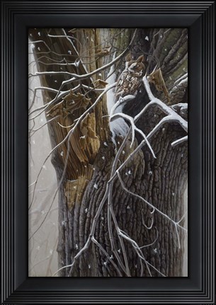Framed Winter Branches Print