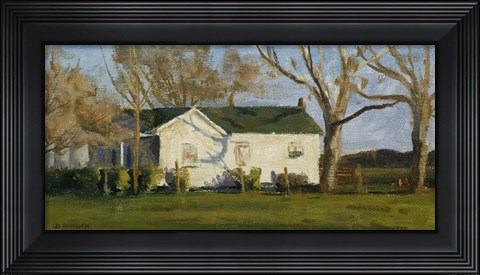 Framed Columbus Farm House Print