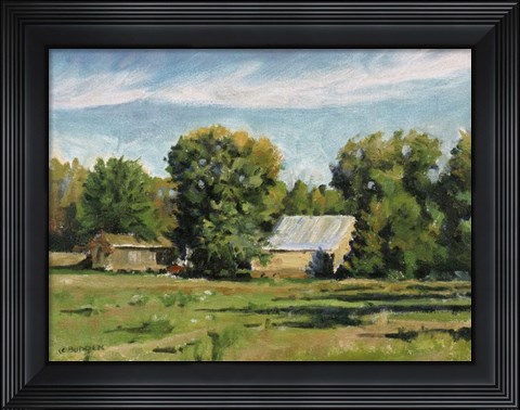 Framed Fall Farm Print