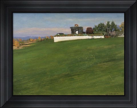 Framed Autumn Farm Print