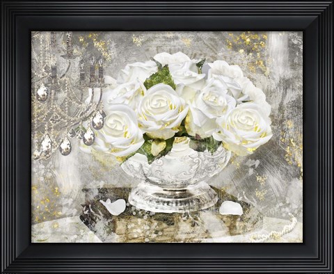 Framed Sitting Room Roses Print