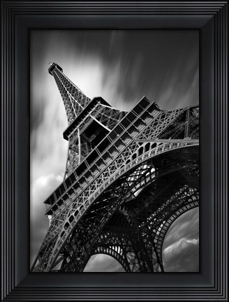 Framed Eiffel Tower Study II Print