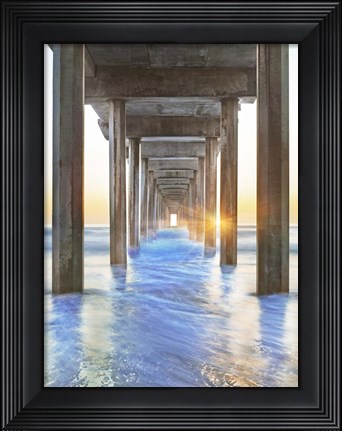 Framed Sea Door 2 Print