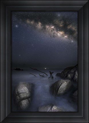 Framed Milky Way Huatulco Print