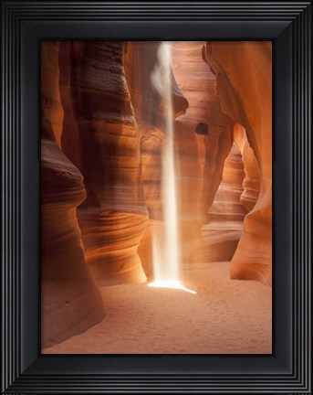 Framed Light Beam 2 Print