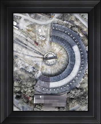 Framed Train Storag Print