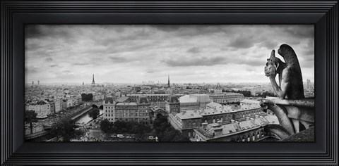Framed Boring in Paris Print