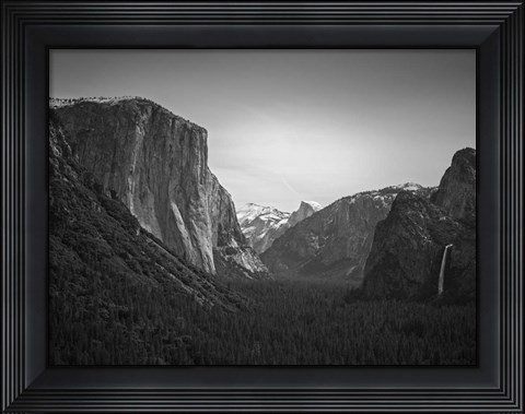 Framed Tunnel View BW 2 Print