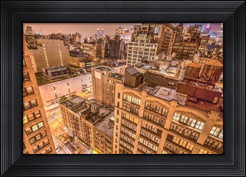Framed Gotham City 12-2 Print