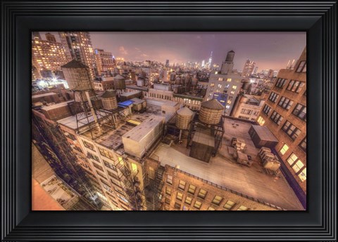 Framed Gotham City 13 Print