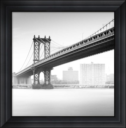 Framed Manhattan Bridge 2 Print