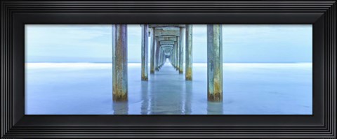 Framed Sea Door Pano Print
