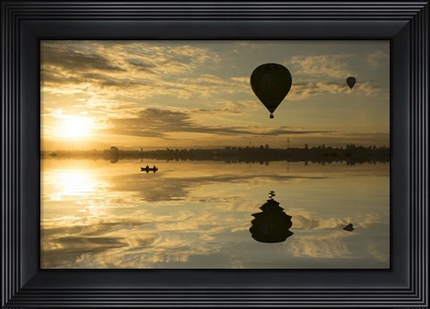 Framed Love is in Air I Print