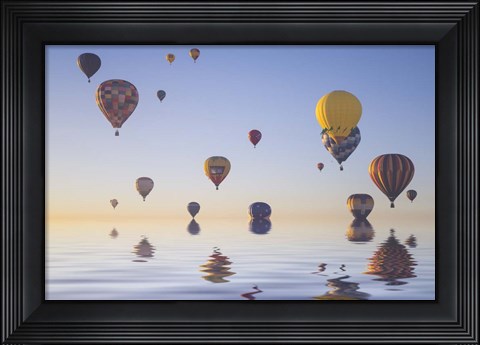 Framed Love is in Air IV Print