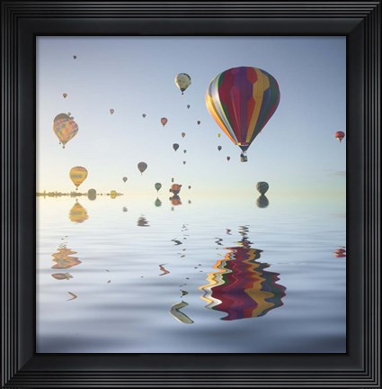Framed Love is in Air VI Print