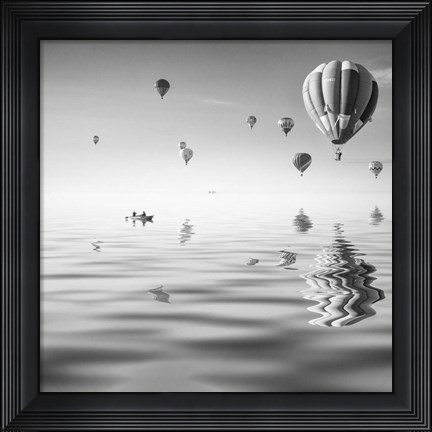 Framed Love is in Air VII Print
