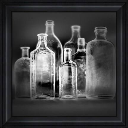 Framed 7 Botellas 1 INV Print