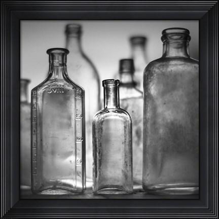 Framed 7 Botellas 3 Print