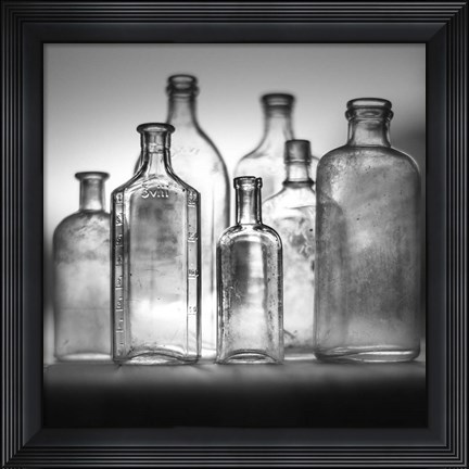 Framed 7 Botellas 4-2 Print