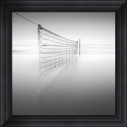 Framed Net at Pool BW Print