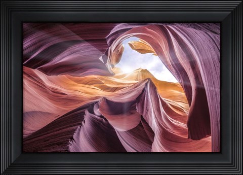 Framed Antelope Canyon 2 Color Print