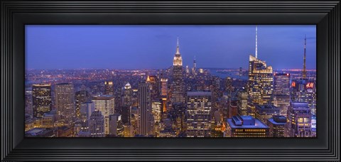 Framed Gotham City Pano Print