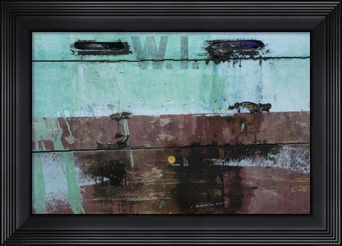 Framed Ship Textures 1 Print