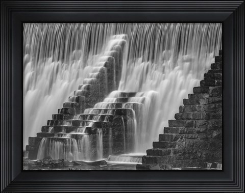 Framed Stairs on Water Print