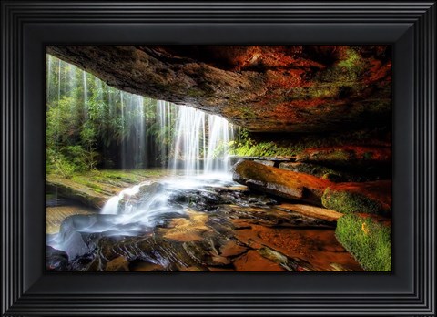 Framed Under the Ledge Print