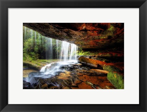 Framed Under the Ledge Print