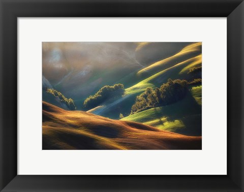 Framed Tuscany Sunrise Print
