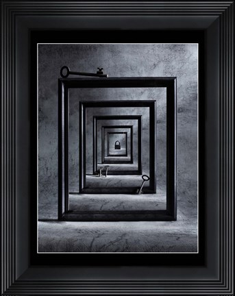Framed Locked Up Print