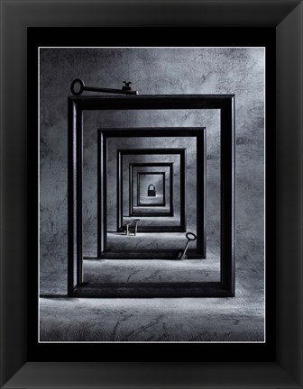 Framed Locked Up Print