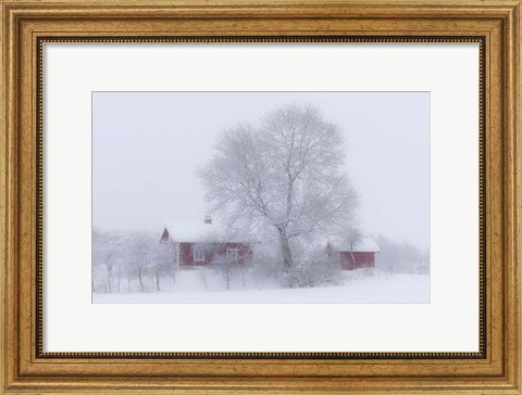 Framed Winter Idyll Print