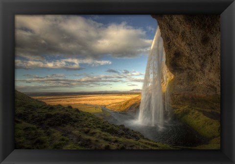 Framed Seljalandsfoss Print