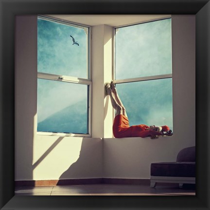 Framed Room With a View Print