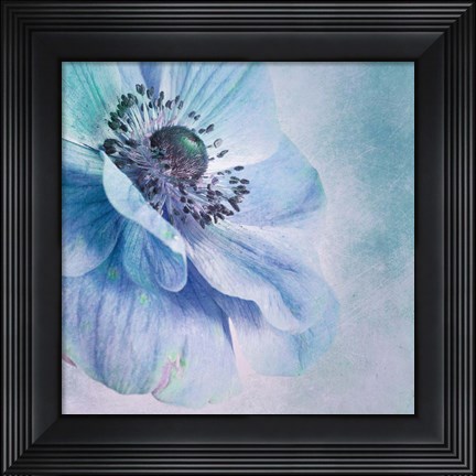 Framed Shades of Blue Print