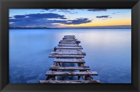 Framed Pier Print