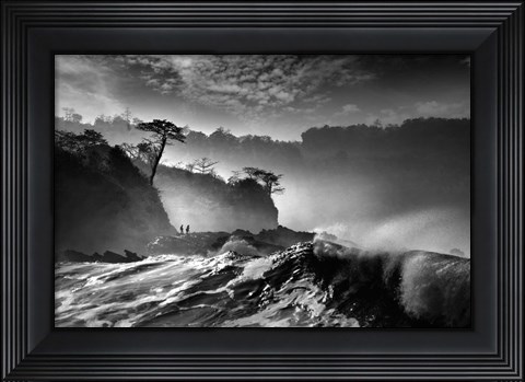 Framed Waves Present That Morning Print