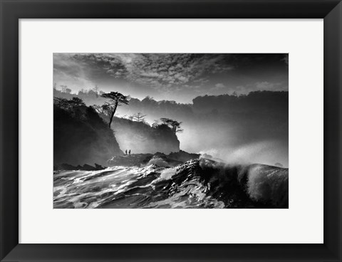 Framed Waves Present That Morning Print