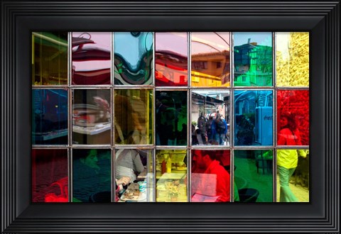 Framed Stained Glass Print