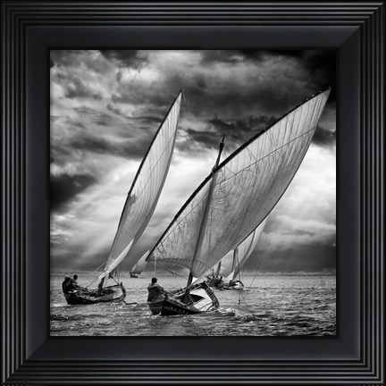 Framed Sailboats and Light Print