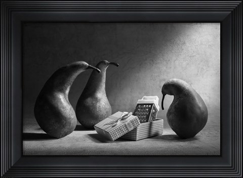 Framed Don&#39;t You Like Our Present? Print
