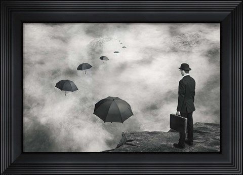 Framed Road Less Traveled Print