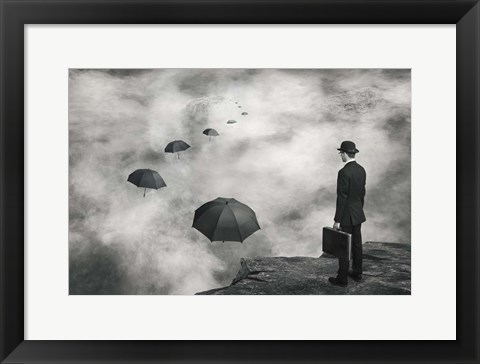 Framed Road Less Traveled Print